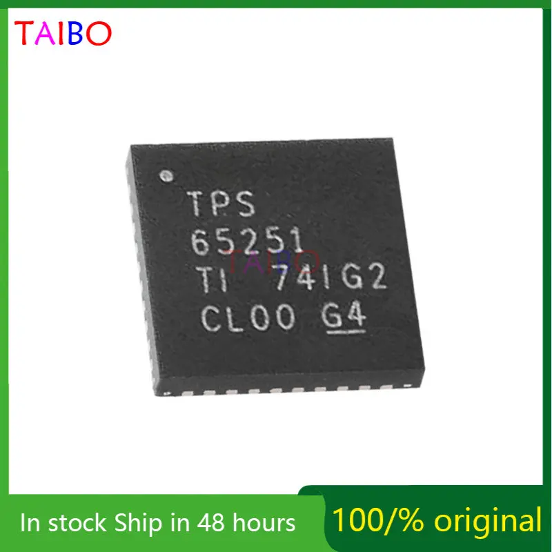 1-100 Штук TPS65251RHAR VQFN-40 TPS65251 Импульсный Регулятор Микросхема IC Интегральная Схема Совершенно Новый Оригинал