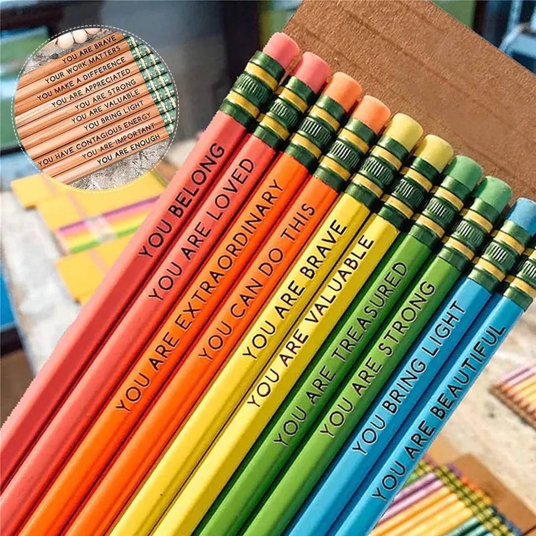 10шт Деревянные карандаши размером 175х7 мм, цветные свинцовые карандаши для рисования детей, инструменты для граффити, канцелярские принадлежности, Школьные канцелярские принадлежности