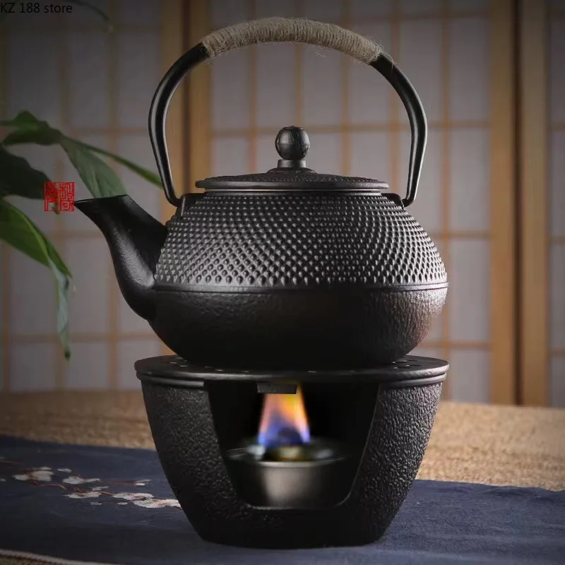 300/900/1200 мл Чугунный Чайник Японский Чайник для Кипячения Воды Кухонная Чайная Посуда Китайские Чайники Аксессуары Для Чайной Церемонии