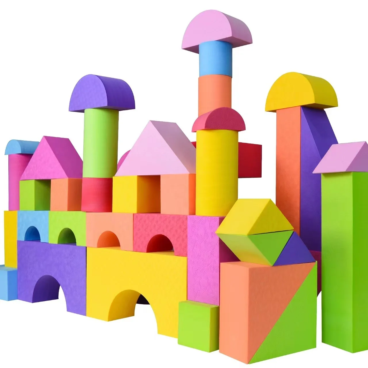50 шт./компл. Строительные блоки большого размера, большие пеноблоки, красочные строительные игрушки, обучающие игрушки для детей, подарки для детей