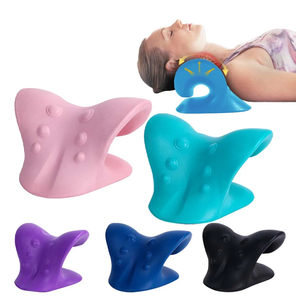 U-образная подушка для массажа шейного отдела позвоночника, подушка для релаксации, подушка для массажа шейки матки, подушка для восстановления шеи и плеч