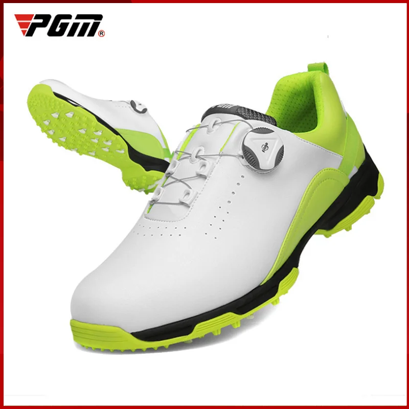 Бренд PGM Водонепроницаемая обувь для гольфа Мужские удобные кроссовки для гольфа Спортивная обувь без шипов Для прогулок Спортивная обувь для гольфа на открытом воздухе