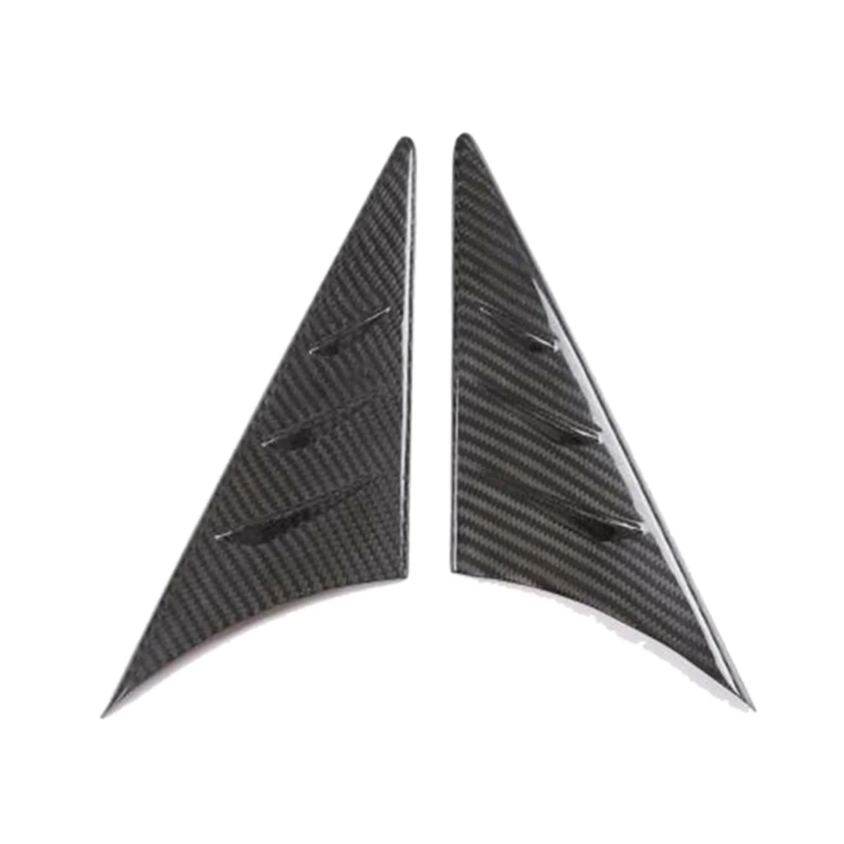 Декоративная Отделка Бокового Треугольного Спойлера Зеркала Заднего Вида из Настоящего Углеродного Волокна для Toyota Supra