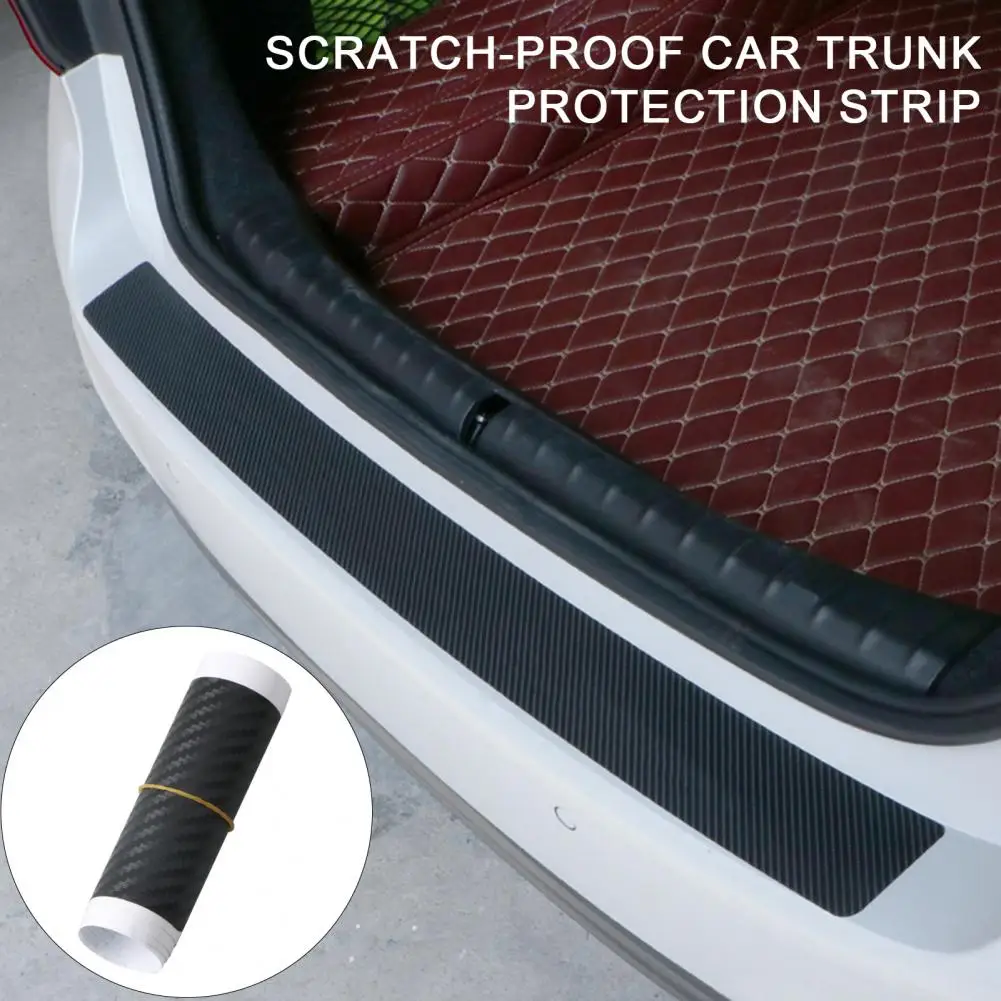 Наклейка на багажник автомобиля, защищающая от трения Наклейка на багажник автомобиля, защитные наклейки на багажник автомобиля из углеродного волокна, водонепроницаемые, без царапин