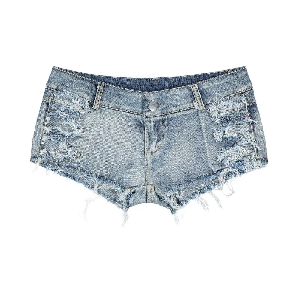 Новые летние сексуальные джинсы с низкой талией, джинсовые шорты, пляжные узкие мини-облегающие джинсовые шорты, клубная одежда