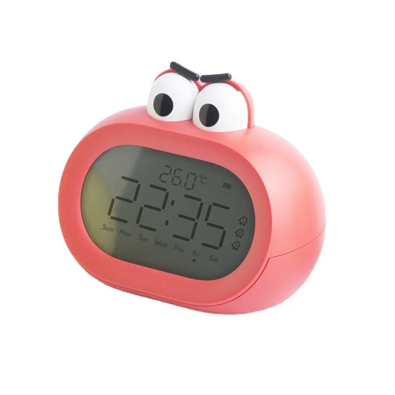 Художественный Тихий цифровой будильник, интеллектуальный многофункциональный будильник, Детский Мультяшный милый Reloj Despertador Home Decor