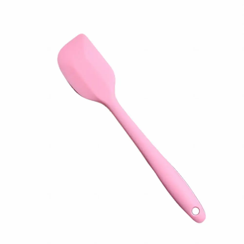 Ярко-розовая силиконовая лопаточка придаст вашей кухне радость и цвет Эргономичный дизайн с длинными ручками для удобства использования